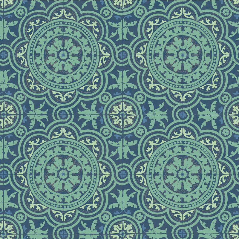 Cole & Son Wallpaper 94/8043.CS Piccadilly Teal and Gold