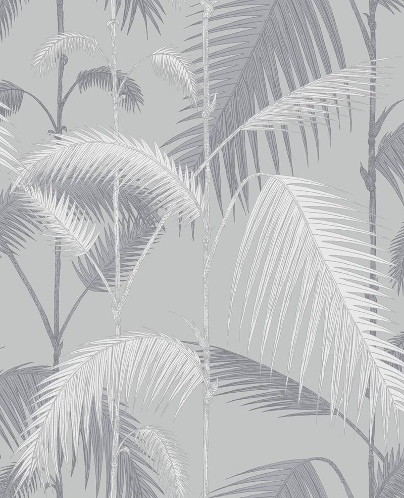 Cole & Son Wallpaper 95/1007.CS Palm Jungle Lilac & Grey