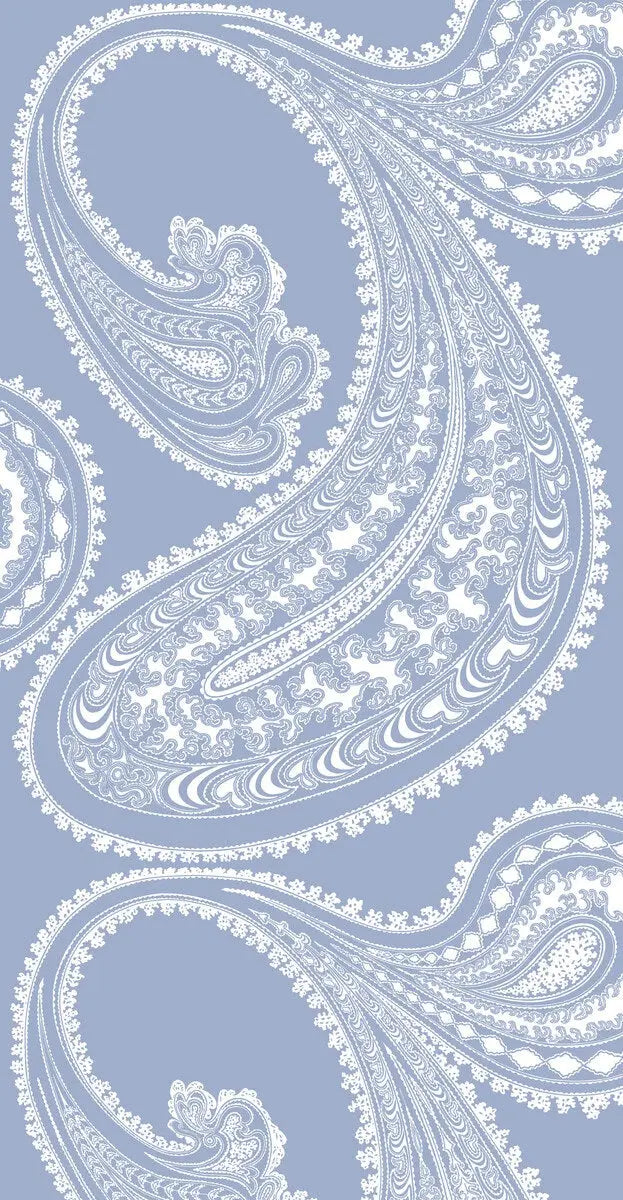 Cole & Son Wallpaper 95/2014.CS Rajapur Wht/Dark Blue