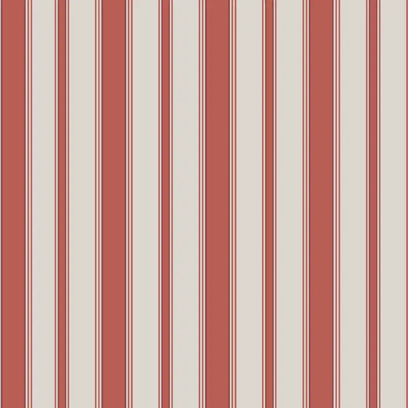 Cole & Son Wallpaper 96/1001.CS Cambridge Str Red and Sand