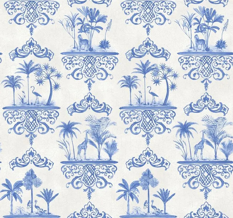 Cole & Son Wallpaper 99/9037.CS Rousseau Cobalt Blue