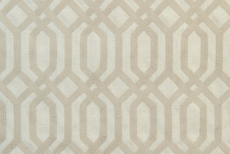 Scalamandre Fabric A9 00011863 Trellis Addiction Sand