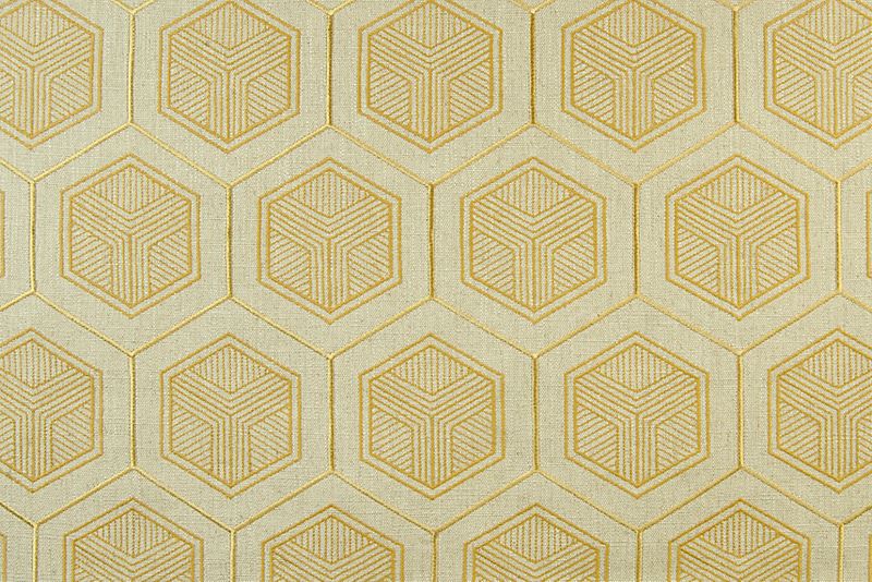 Scalamandre Fabric A9 00022001 Hexaddiction Sahara Sun