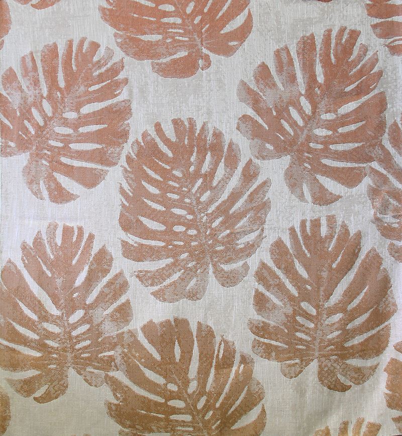 Scalamandre Fabric A9 0004PALM Palm Leaves Chic Salmon