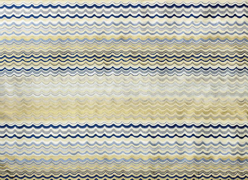 Scalamandre Fabric AB 00066512 New Wave Sapphire