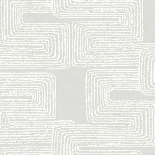 York AG2035 Dove & Pearl Zulu Thread Wallpaper