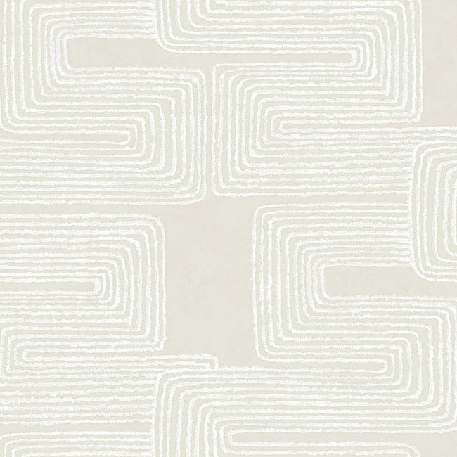 York AG2036 Neutral & Pearl Zulu Thread Wallpaper