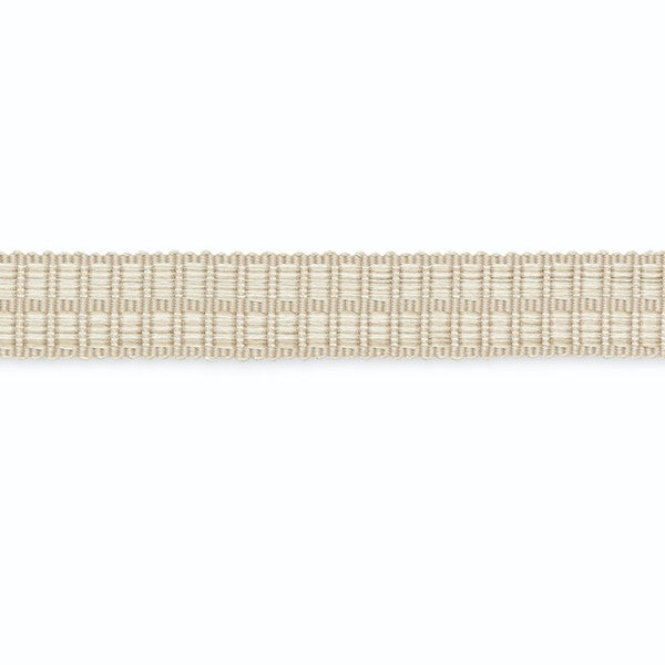 Schumacher Fabric Trim B118-3 Ashland Braid Cream