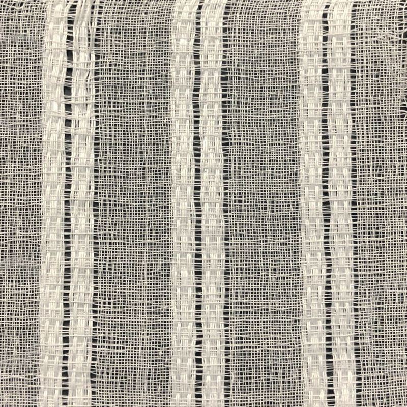 RM Coco Fabric Between The Lines Wide-Width Sheer Chalk