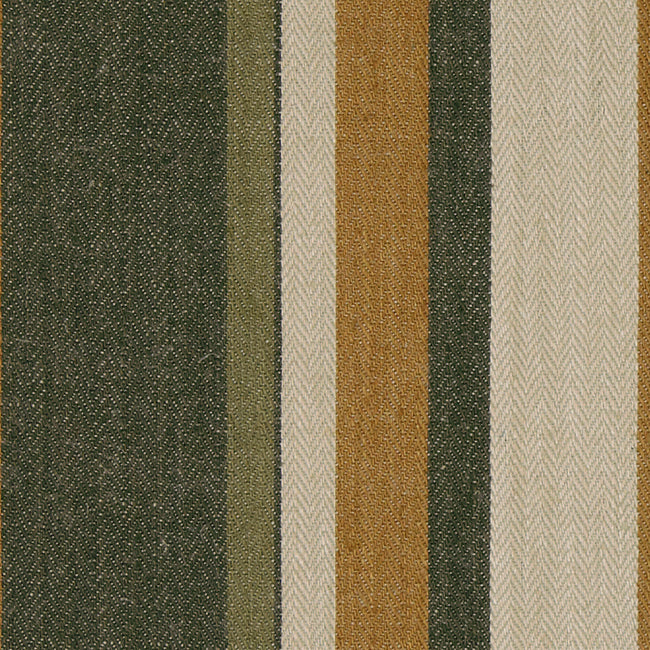 G P & J Baker Fabric BF10517.3 Drummond Stripe Gold/Sepia