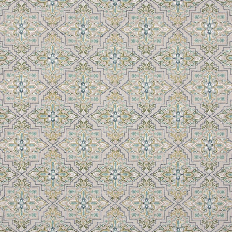 G P & J Baker Fabric BF10940.1 Benaki Aqua