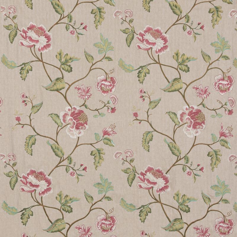 G P & J Baker Fabric BF10951.2 Lavenham Rose