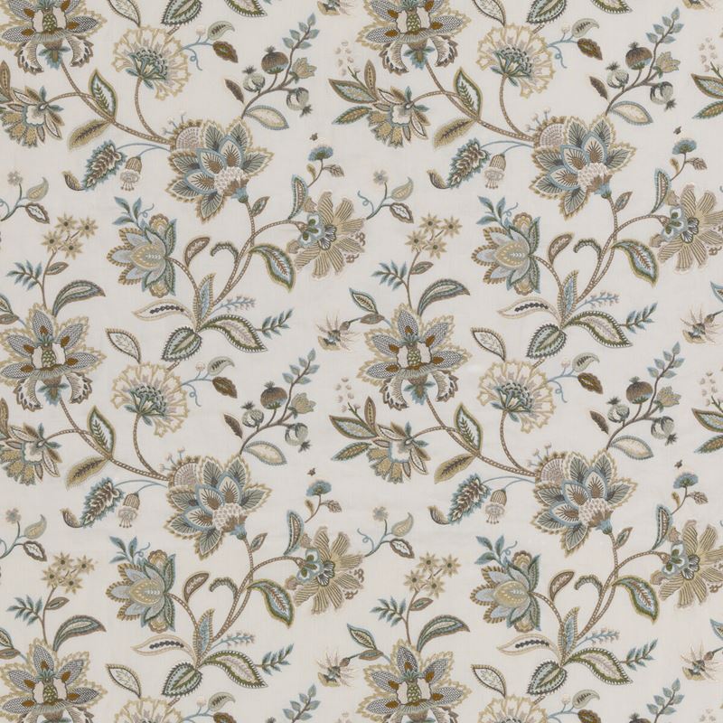 G P & J Baker Fabric BF11028.2 Langley Aqua