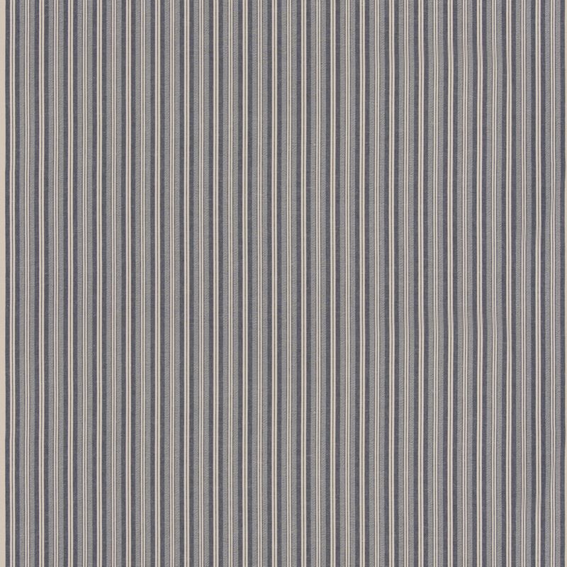 G P & J Baker Fabric BF11037.680 Laverton Stripe Indigo