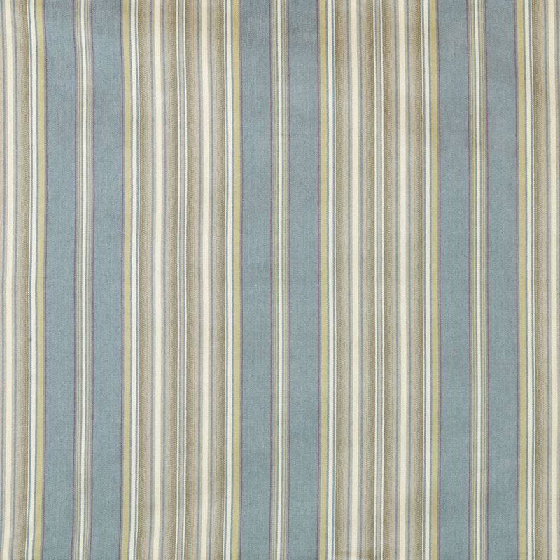 Lee Jofa Fabric BFC-3659.134 Windsor Stripe Aqua/Gold
