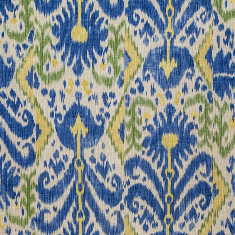 Lee Jofa Fabric BFC-3688.514 Kamara Blue/Yellow