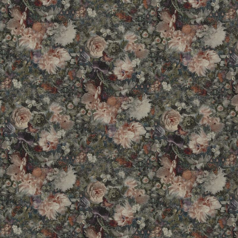 G P & J Baker Fabric BP10643.1 Royal Garden Linen Quartz
