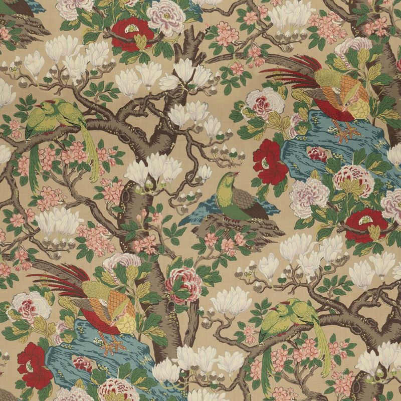 G P & J Baker Fabric BP10773.5 Rockbird Signature Multi