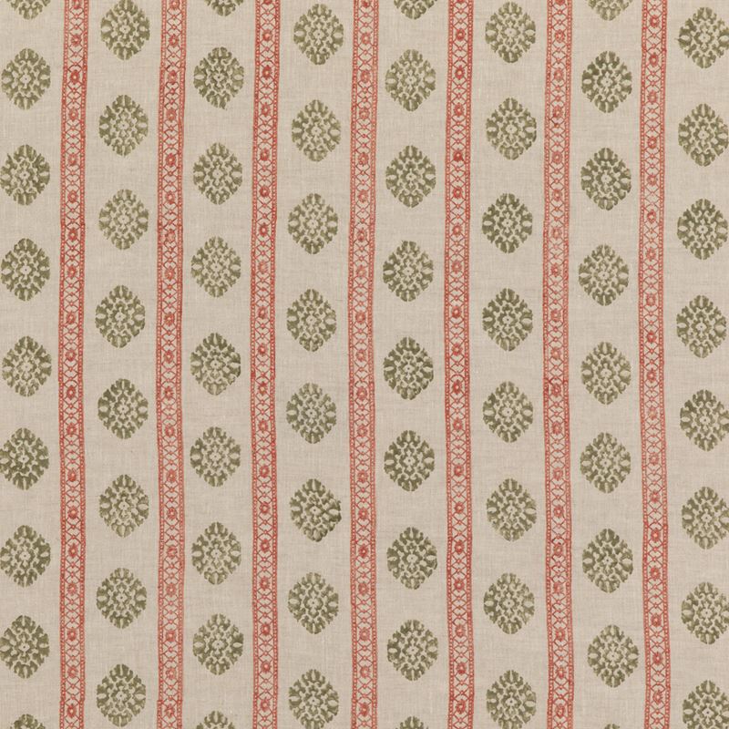 G P & J Baker Fabric BP10821.5 Alma Red/Green