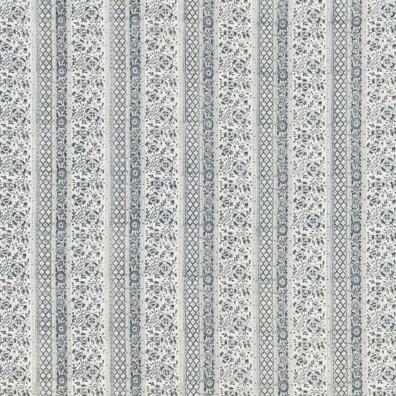 G P & J Baker Fabric BP10912.1 Tillington Blue