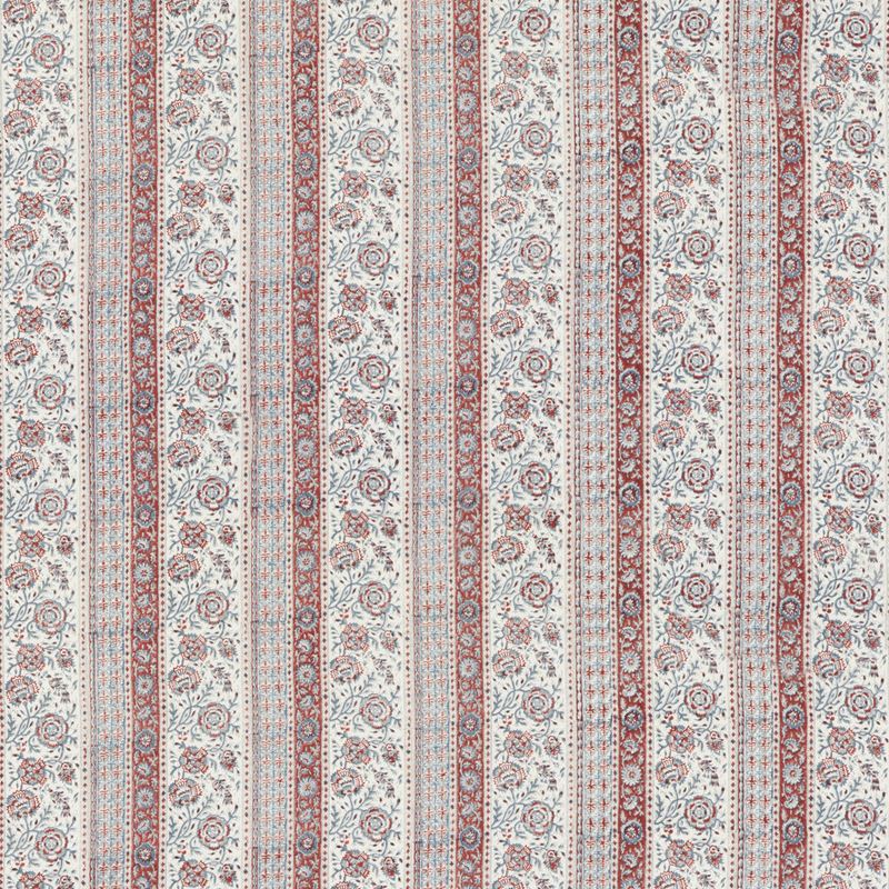 G P & J Baker Fabric BP10912.2 Tillington Red/ Blue