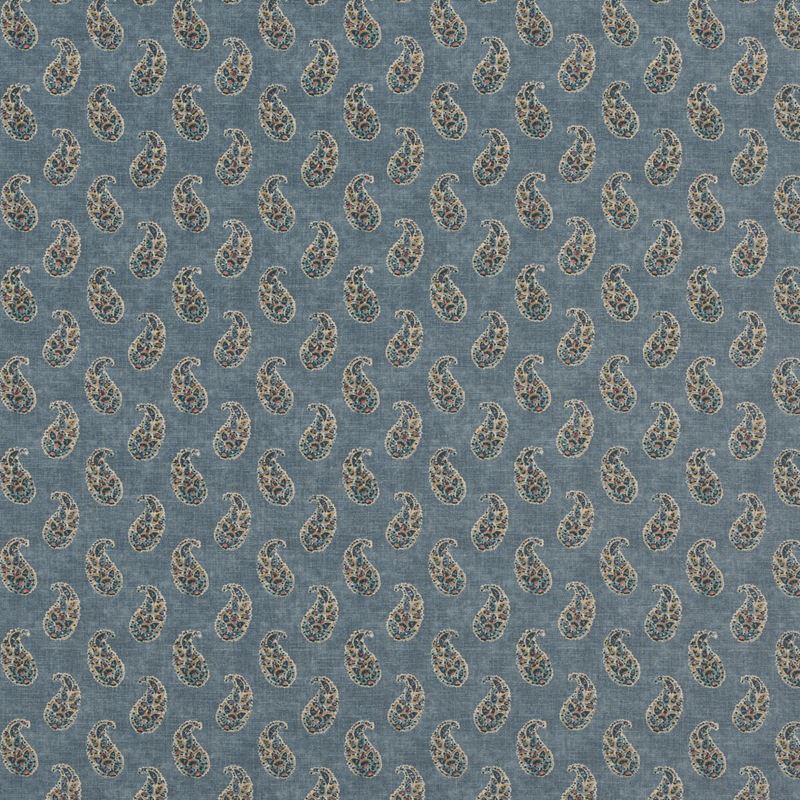 G P & J Baker Fabric BP10930.3 Patola Paisley Blue