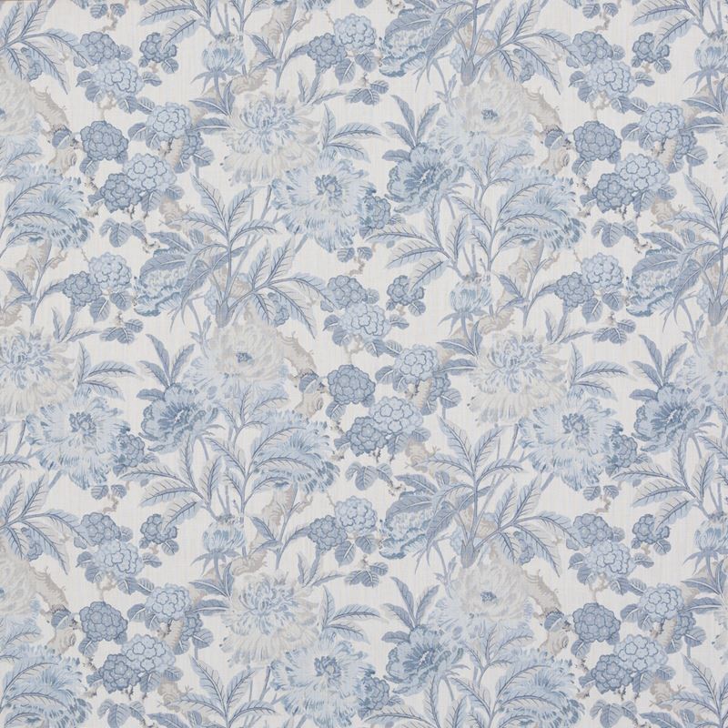 G P & J Baker Fabric BP10950.1 Summer Peony Blue