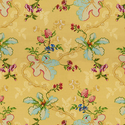 Brunschwig & Fils Fabric BR-79355.309 Fabriano Cotton and Linen Print Maize