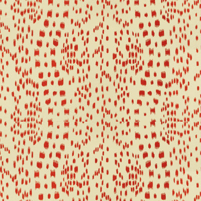 Brunschwig & Fils Fabric BR-79585.166 Les Touches Cotton Print Red