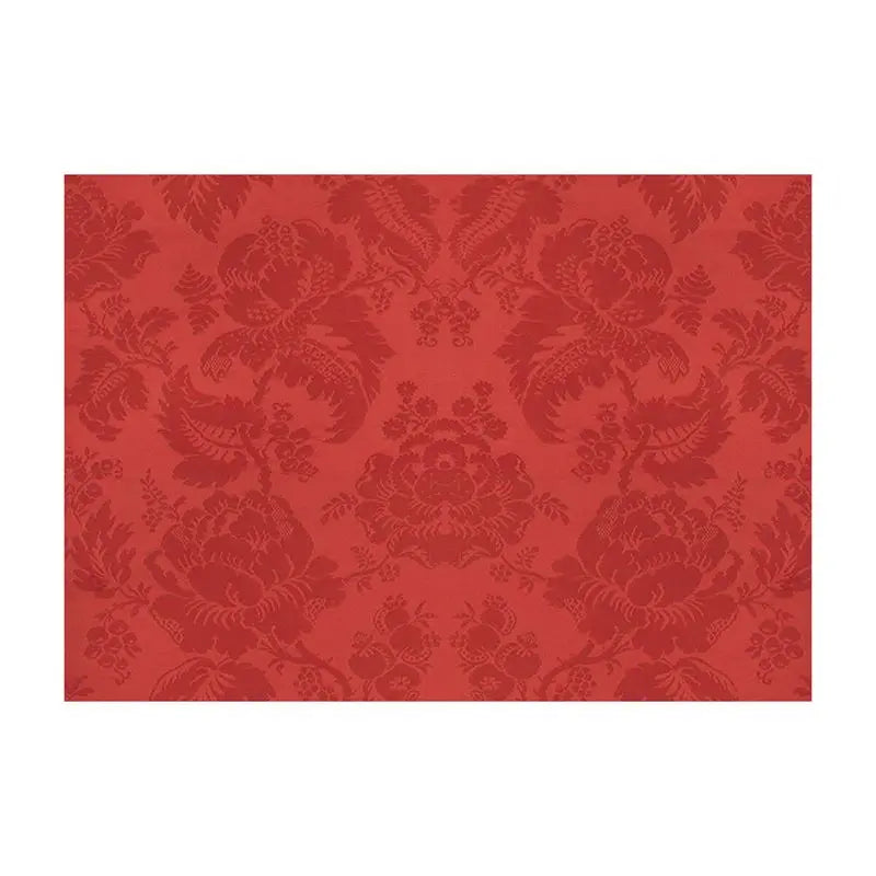 Brunschwig & Fils Fabric BR-81035.C Moulins Damask Vieux Rouge