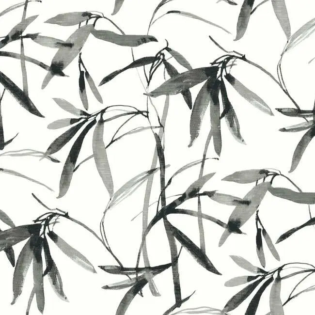 York BW3843 Bamboo Ink Wallpaper