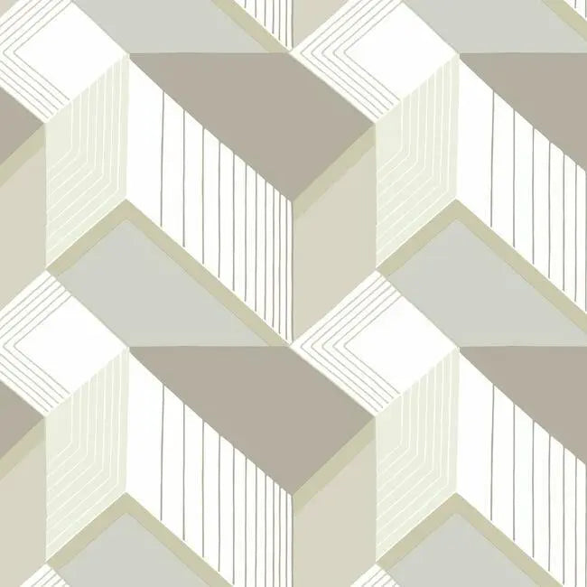 York BW3881 Graphic Geo Blocks Wallpaper