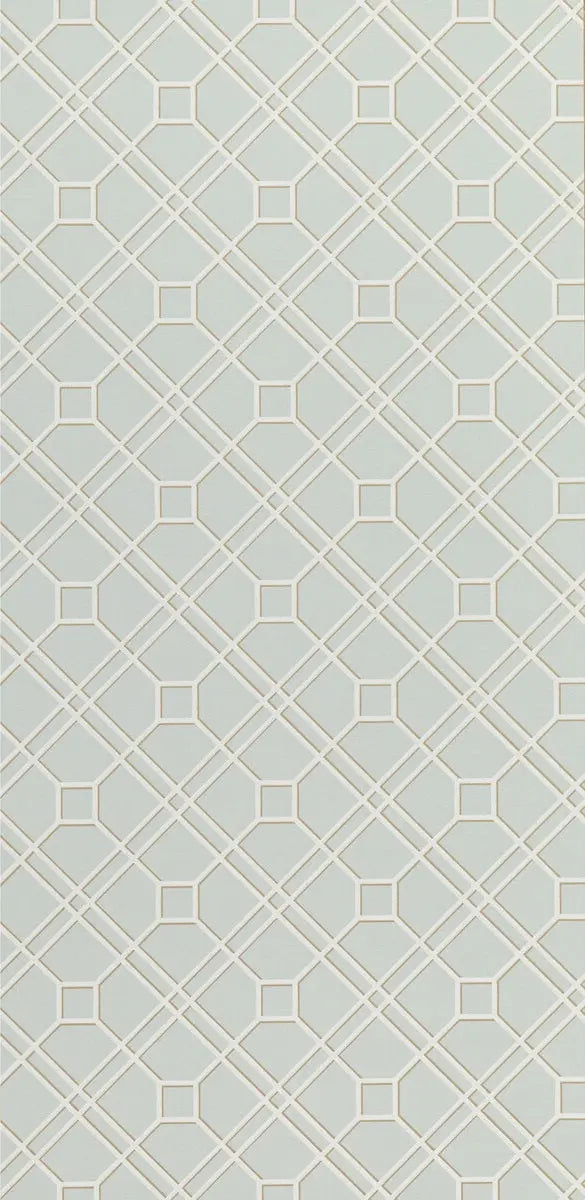 G P & J Baker Wallpaper BW45071.11 Langdale Trellis Soft Aqua