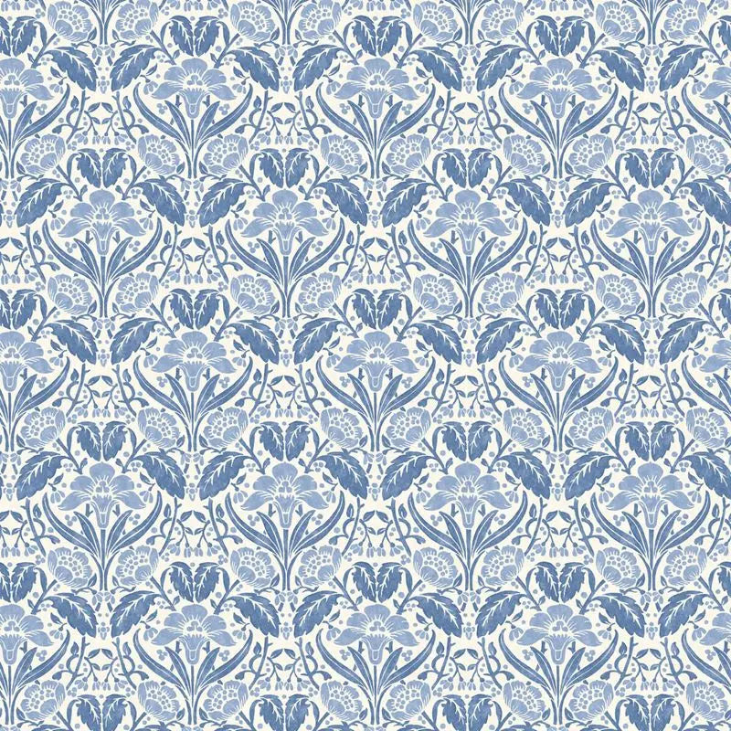 G P & J Baker Wallpaper BW45101.5 Iris Meadow Blue