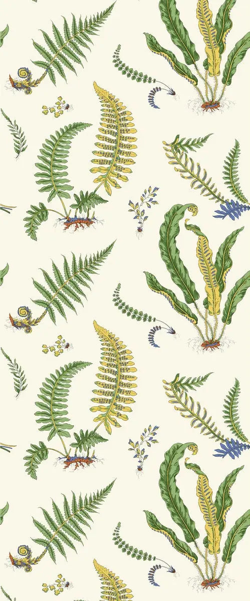 G P & J Baker Wallpaper BW45122.1 Ferns Emerald