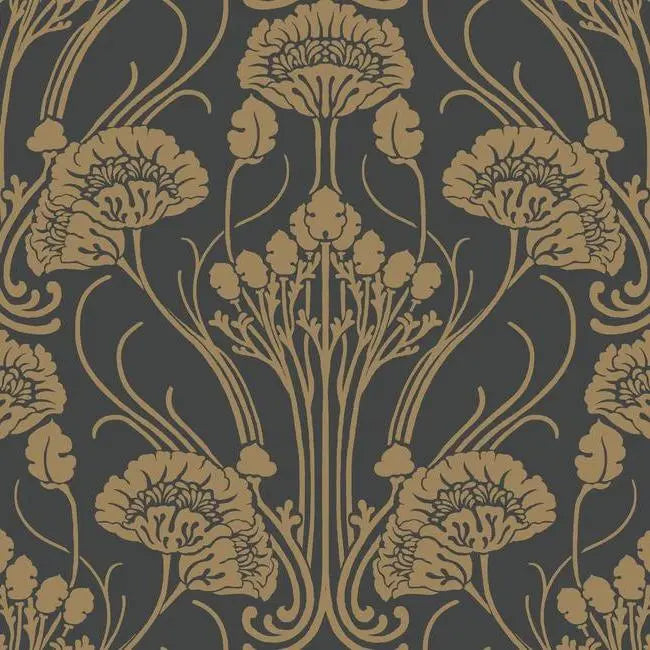 York Wallpaper CA1564 Nouveau Damask