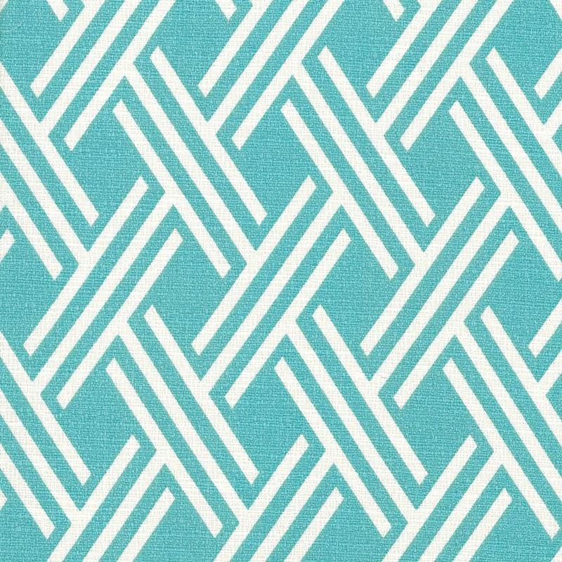 Kasmir Fabric Canton Trellis Aqua