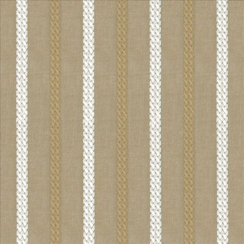 Kasmir Fabric Celtic Stripe Taupe