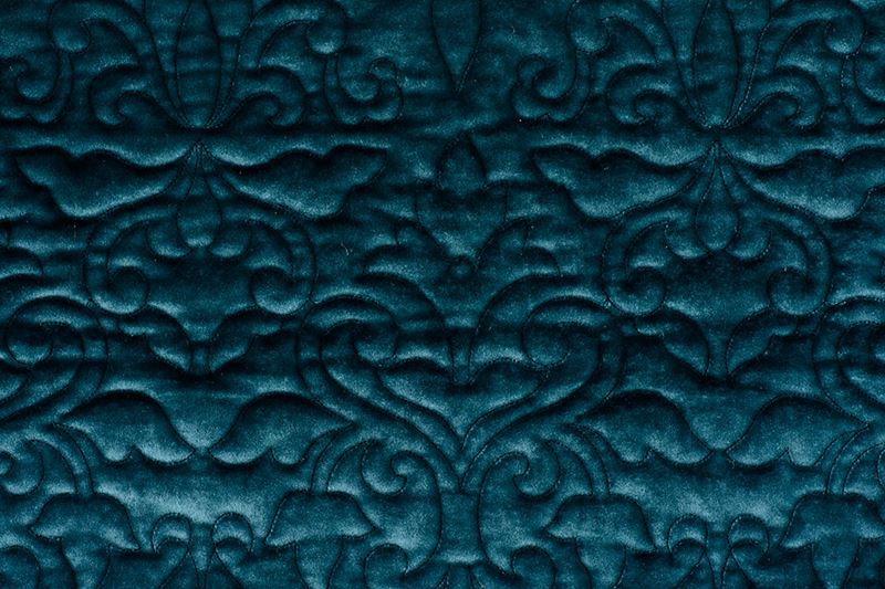 Scalamandre Fabric CH 05290655 Velbrode Teal