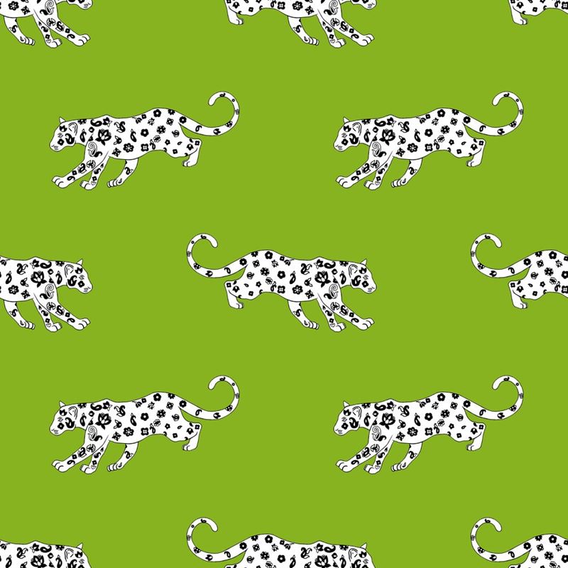 RM Coco Fabric Cool Cat Kiwi