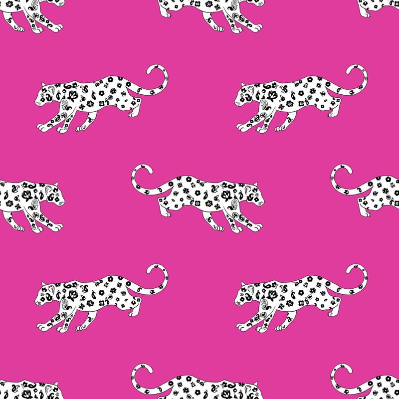 RM Coco Fabric Cool Cat Pink Panther