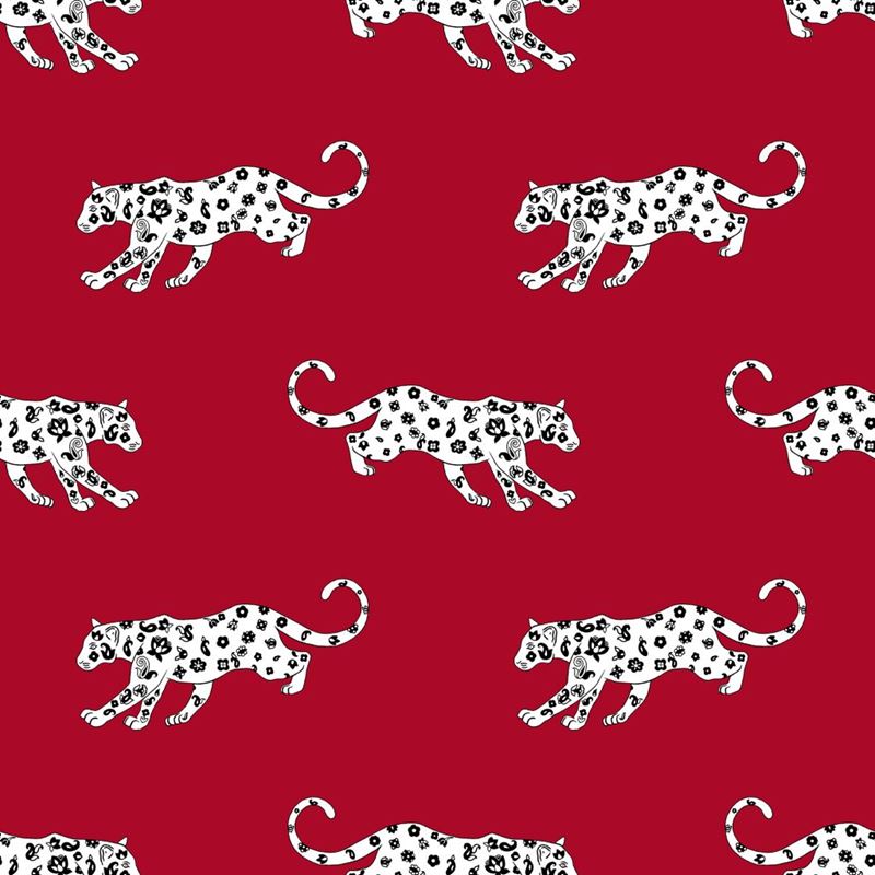 RM Coco Fabric Cool Cat Red Hot