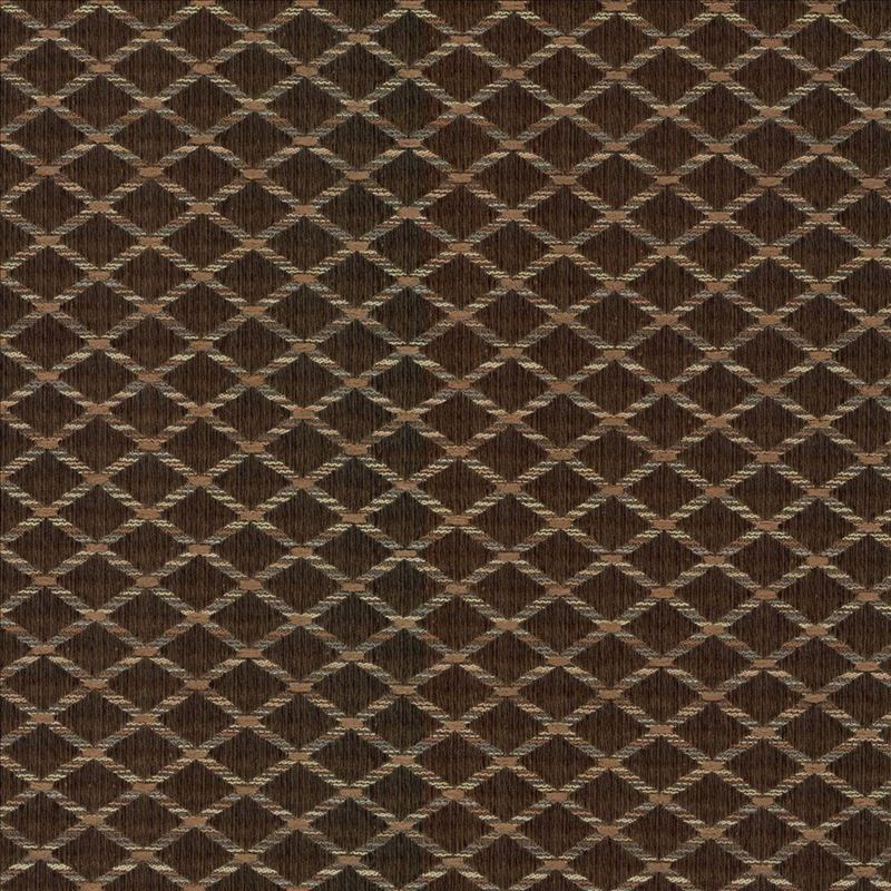 Kasmir Fabric Diamonside Chocolate