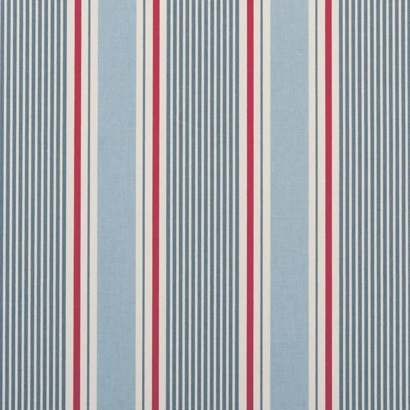 Clarke and Clarke Fabric F0408-1 Sail Stripe Marine