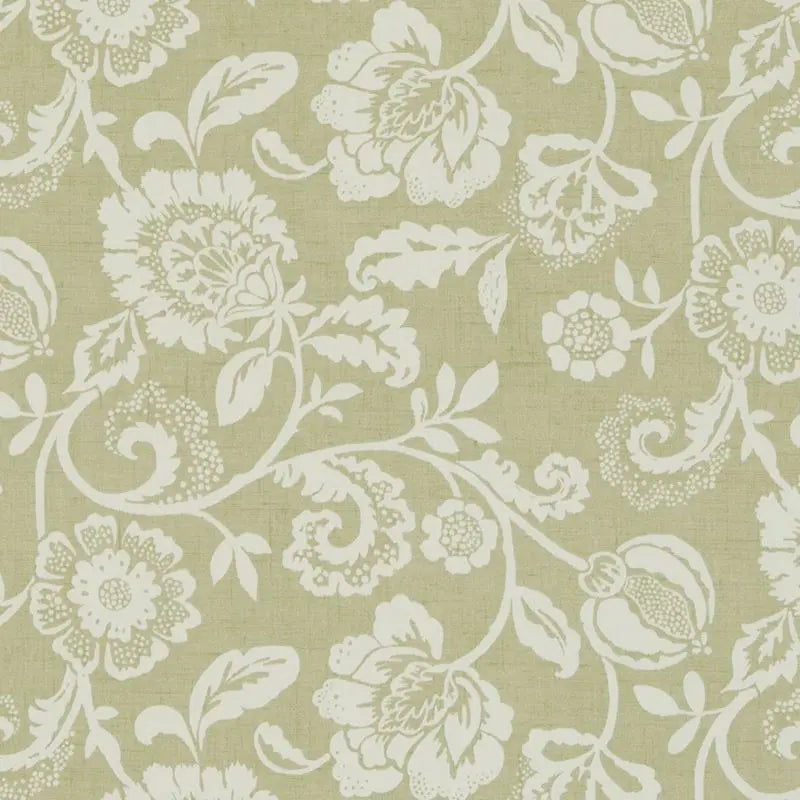 Clarke and Clarke Fabric F0621-5 Eliza Sage