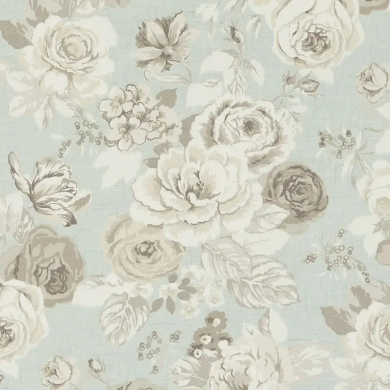 Clarke and Clarke Fabric F0622-2 Genevieve Mineral