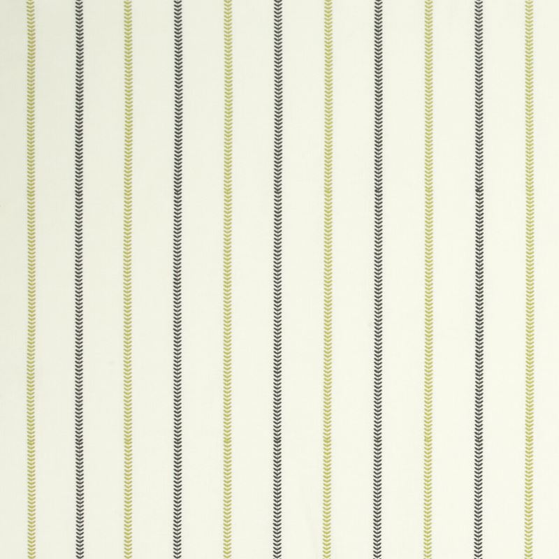 Clarke and Clarke Fabric F0994-1 Enya Chartreuse/Charcoal