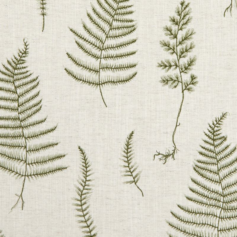 Clarke and Clarke Fabric F1092-3 Lorelle Natural/Forest