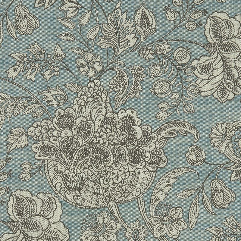 Clarke and Clarke Fabric F1181-9 Woodsford Teal
