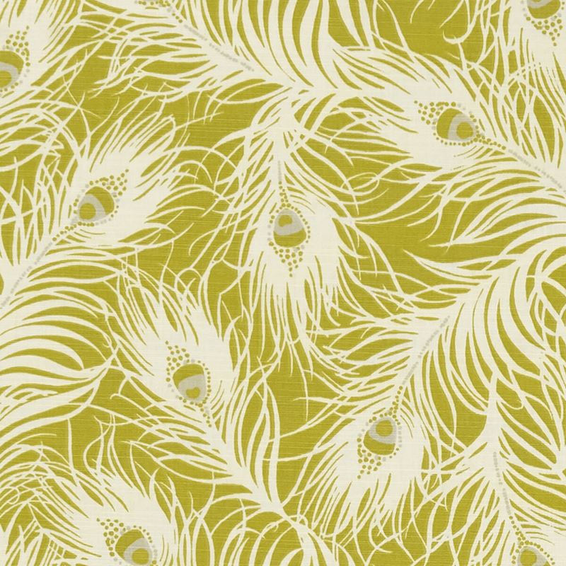 Clarke and Clarke Fabric F1315-1 Harper Chartreuse